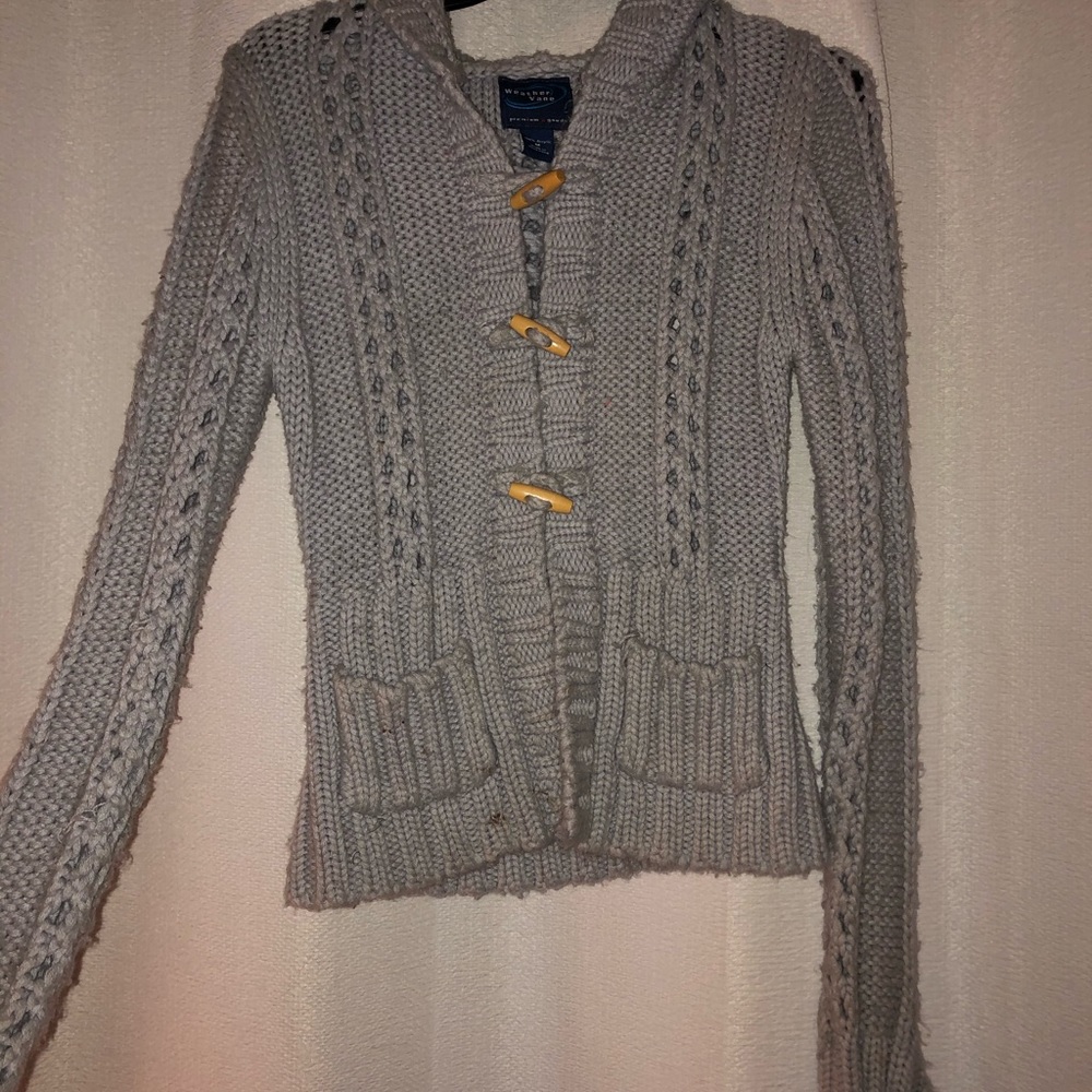 heavy knit sweater